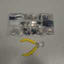 254 Pcs Zipper Repair Kit with Case Include Zipper Replacement and Pull, Universal Zippers Replacement kit for Cloting, Jackets, Coat, Boot, Backpack, Purse and Outdoor Gear