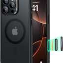 ESR for iPhone 16 Pro Case, Compatible with MagSafe, Shockproof Military-Grade tection, Magnetic iPhone Case for iPhone 16 Pro, Classic Hybrid Case (HaloLock), Frosted Black