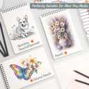 12 Pack Sketch Book, 5.5 x 8.5 Inch Sketchbook, 68lb/100gsm Top Spiral Bound Sketch Pad, Acid Free Art Supplies Drawing Painting Sketching Paper for Adults, Beginners, Artists (30 Sheets Each)