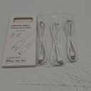 Novtech iPhone Charger Cord -MFi Certified 3Pack 6FT iPhone Cord, 2.4A Fast Charging Cable, USB to Lightning Cable for iPhone 14 Plus 13 12 11 Pro Max Mini SE XR Xs X 8 7 6 6S iPad AirPods, White