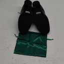 Men's Black Ballroom Latin Performance Shoes Waltz Modern Dancing Practice Shoe (11.5)