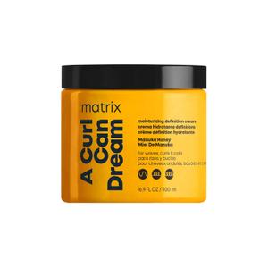 Matrix A Curl Can Dream Moisturizing Leave-in Cream - Moisturizes & Defines Curls For Curly, Coily, and Wavy Hair, Protects from Heat Styling, Frizz Control & Detangler, 16.9 Fl Oz