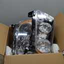 munirater RH & LH Headlights Replacement for G-rand Chero-kee 2011-2013 / Com-pass 2011-2017 Halogen Headlamp Assembly Driver and Passenger Side