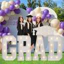 Graduation Decorations 2026, GRAD Marquee Letters 3 Feet Tall, Graduations Marquee Letter, GRAD Light Up Letter for 2026 Graduation Party Decorations