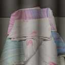 4 Pieces Toddler Comforter Set for Girls,Pink Tie Dye Toddler Bedding with Comforter Sheets and Pillowcase