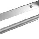 Aheucndg Paper Towel Holder Wall Mount, Self Adhesive or Drill Mounting Paper Roll Holder, Paper Towel Holder Under Cabinet for Kitchen or Bathroom (Silvery 1pack)