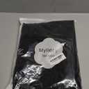 Mylldey Men's Cargo Shorts 3/4 Relaxed Fit Mens Running Shorts 7 Pockets Elastic Waist Cotton Hiking Shorts (Large, Black)