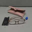 miyya Blue Light Blocking Glasses Women, Fashion Round Transparent Anti Blue Light Glasses with Anti Eyestrain & UV Glare