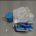 Sous Vide Bag & Handheld Vacuum Sealer, Portable Mini Sealer With 10 PCS Reusable Food Storage Zipper Bags for Anova, Joule Cookers, Rechargeable Small Electric Pump Set