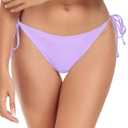 RELLECIGA Women's Side Tie Bikini Bottom (Medium, Purple)