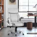 Ergonomic Swivel Office Chair Velvet High Back Adjustable Height Computer Desk Chair Executive Computer Chair for Home Office Bedroom (Grey)