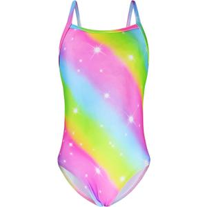 Snowheart Girls Swimsuit One-Piece Bathing Suits Multicolor Kids Sport Summer Beach Swimwear for 2-12 Years Old