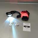 LHKNL Headlamp Flashlight, Lumen Ultra-Light Bright LED Rechargeable Headlight with White Red Light, 2-Pack Waterproof Motion Sensor Head Lamp,8 Modes for Outdoor Camping Running Hiking Fishing (Black)