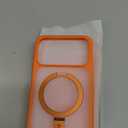 TORRAS for iPhone 17 Pro Max Case with Stand, Camera Control Button, Fit for MagSafe, Military Grade Protection, Translucent Slim Soft Edge Case for iPhone 17 Pro Max 6.9", Orange