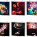 POCOCO Realistic Constellation-2 Series Discs, 5K Resolution, Realistic Patterns, 6 Pieces