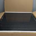 Hybrid Solar Attic Fan with Thermostat & Remote, 12" Solar Roof Vent Fan | 55W Solar Panel + AC Backup,1200CFM, Cools up to 1800Sq.ft | 24/7 Dual Power Attic Vent Exhaust Fans for House Roof Mount