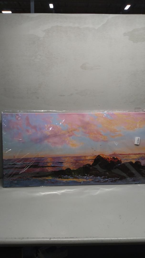 Coastal Beach Painting For Bedroom 20x10