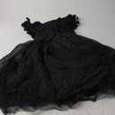 Toddler Girls Lace Dresses Baby Girl Elegant Dress Flutter Sleeve Lace Party Princess Dress (5T, 2-tutu-black)