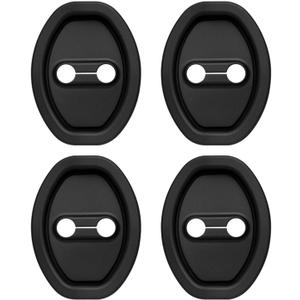 4PCS Upgraded Car Door Latch Guard Cover,Silicone Car Door Lock Cover for Car Door Protector and Noise Reduction,Universal Automotive Exterior Accessories (4 PCS)