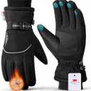 rivmount Winter Waterproof Ski Snow Warm Gloves for Women Men, Windproof Cold Weather Thermal with Touchscreen Fingers, for Running Driving Cycling Hiking Biking Outdoor Sports Daily Work