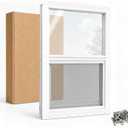 Shed Window, Small Window with Screen,Chicken Coop Window, 12 x 18 Inch