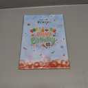 WERNNSAI Happy Birthday Guest Book - Dinosaur Birthday Party Supplies 12" x 18" Dino Birthday Guest Book Alternative Happy Birthday Signature Book for Kids Boys Birthday Party Decorations