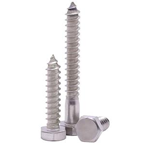 1/2" x 5" Hex Head Lag Screws Bolts for Wood, 304 Stainless Steel 18-8, Heavy Duty Lag Bolts, Hexagon Head Wood Deck Screws 5 PCS