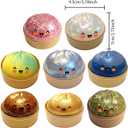 Glitter Dumpling,Large Dumplings Squishy,Mega Rainbow Dumpling Stress Relief Fidget Toy(White)