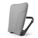 READY ROCKER Deluxe Slate | Adjustable Ergonomic Portable Rocker | Back Pain Relief & Relaxation | Black Rocker & Deluxe Cover | Back & Lumbar Support for Chair | Lightweight & Portable | 3.0 Model