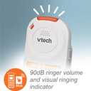 VTech SN5147 Amplified Corded/Cordless Senior Phone with Answering Machine, Big Buttons, 90dB Extra-Loud Ringer, 50dB Audio Assist, Call Blocker