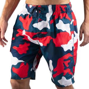 Kanu Surf Men's Infinite Swim Trunks (Regular & Extended Sizes) (2X, Surf Camo Denim)