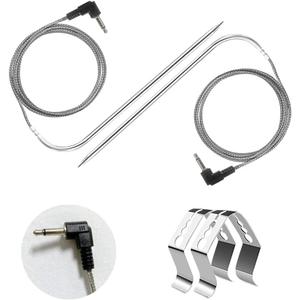 Meat Probe Replacement for Pit Boss Pellet Grills and Smokers, Waterproof 3.5 mm Plug Thermometer Meat Probe, Accessories for Pit Boss