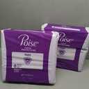 Poise Incontinence Bladder Control & Postpartum Pads - Ultimate Long, Pack of 2 (90 Pcs)