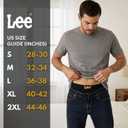 Lee Mens Underwear 4 Pack Boxers for Men Cotton Stretch Boxer Briefs (Black)