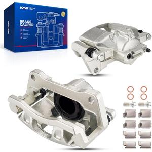 KAX Disc Brake Caliper Assembly for Jeep Wrangler 2007-2012, Liberty/Chrysler Town & Country/Dodge Grand Caravan 2008-2012, Nitro 2007-2010, Volkswagen Routan 2009-2012, Ram C/V 2012, Front Side 2PC