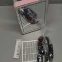 Skincare Fridge With Dimmable LED Light Mirror, 4L Makeup Mini Fridge for Bedroom, Car, Office & Dorm, Cooler & Warmer, Portable Small Refrigerator for Cosmetics, Skin Care and Food, Pink