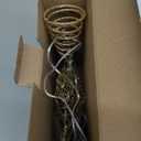 Joiedomi 8 inch Christmas Gold Glitter Star Tree Toppers Metal Lighted with 20 LED Lights for Xmas Decorations, Holiday Party Indoor Decor