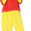 QSTYLE Adult Animal Onesie Halloween Costume, One Piece Cosplay Suit for Women and Men (X-Large, Yellow-b)
