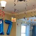 2 Balloon - Metallic Blue Birthday Number Balloons, 40 Inch Large Foil Balloons for Men Women Boys Girls Metallic Blue Themed Birthday Decorations