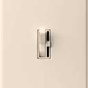 Lutron Toggler LED+ Dimmer Switch for Dimmable LED, Halogen and Incandescent Bulbs, 150 Watt, Single-Pole or 3-Way, TGCL-153PH-LA, Light Almond