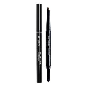 COVERGIRL - Easy Breezy Brow Draw & Fill, easy shaping & defining your brows, retractable pencil, sets in place, 100% Cruelty-Free (300 - Soft Brown)