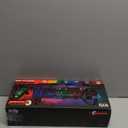 Gaming Keyboard and Mouse and Mouse pad and Gaming Headset, Wired LED RGB Backlight Bundle for PC Gamers and Xbox and PS4 Users - 4 in 1 Edition Hornet RX-250 (Black)