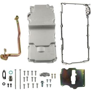 GXYWADY Engine Oil Pan Kit Ls 0il Pan Kit 302-2 Low Profile Replacement for Camaro Firebird Ventura Nova F-Body G-body A-body LS1 LS2 LS3 6.2L 6.0L 5.3L 4.8L