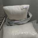 Nuzzle Pillows Standard Size Set of 2 Cooling Adjustable Pillows for Side Sleepers, Luxury Hotel Collection Bed Pillows  Best Adjust Height Soft Firm Pillows for Back, Stomach and Side Sleepers (White)