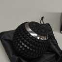 Vibrating Massage Ball 4-Speed High-Intensity Fitness Yoga Massage Roller, Relieving Muscle Tension Pain & Pressure Massaging Balls (Black)