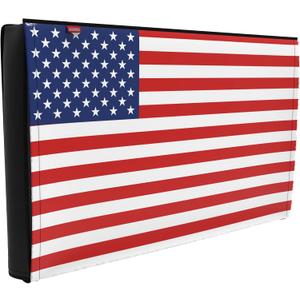 Outdoor 55" TV Set Cover,Scratch Resistant Liner Protect LED Screen Best-Compatible with Standard Mounts and Stands (American Flag )