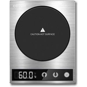 COSORI Coffee Mug Warmer for Desk, Digital Cup Heater, Coffee & Christmas Gifts, 1F Precise Temperature Control, Touch Tech & LCD Digital Display (77-194), 304 Stainless Steel