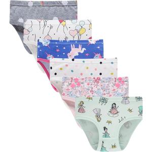 Pack of 6 Boboking Soft Cotton Underwear Toddler Girls'Briefs Soft Undies (Pink,2T/3T)