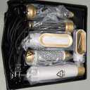 Hair Dryer Brush 5 in 1, Negative Ion Blow Dryer Brush Set - 110,000 RPM High -Speed Hot Air Brush Air Styler Curling Wrap Air Curler, Curling Iron Hair Styling Tool for Straight Curl Drying Smoothing