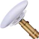 TOPBATHY Copper Basin Plug 2.7 Inch Practical Bathtub Drain Stopper Water Hole Plug for Home Bathroom Kitchen Laundry Use